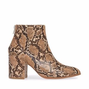 Steve Madden Snake Print Boots Size 7